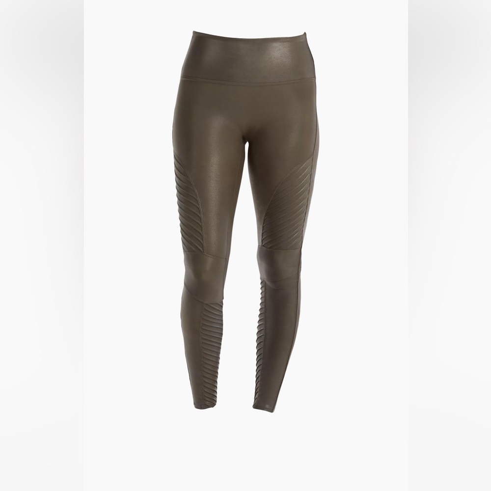SPANX Faux Leather Moto Leggings - Picture 5 of 5